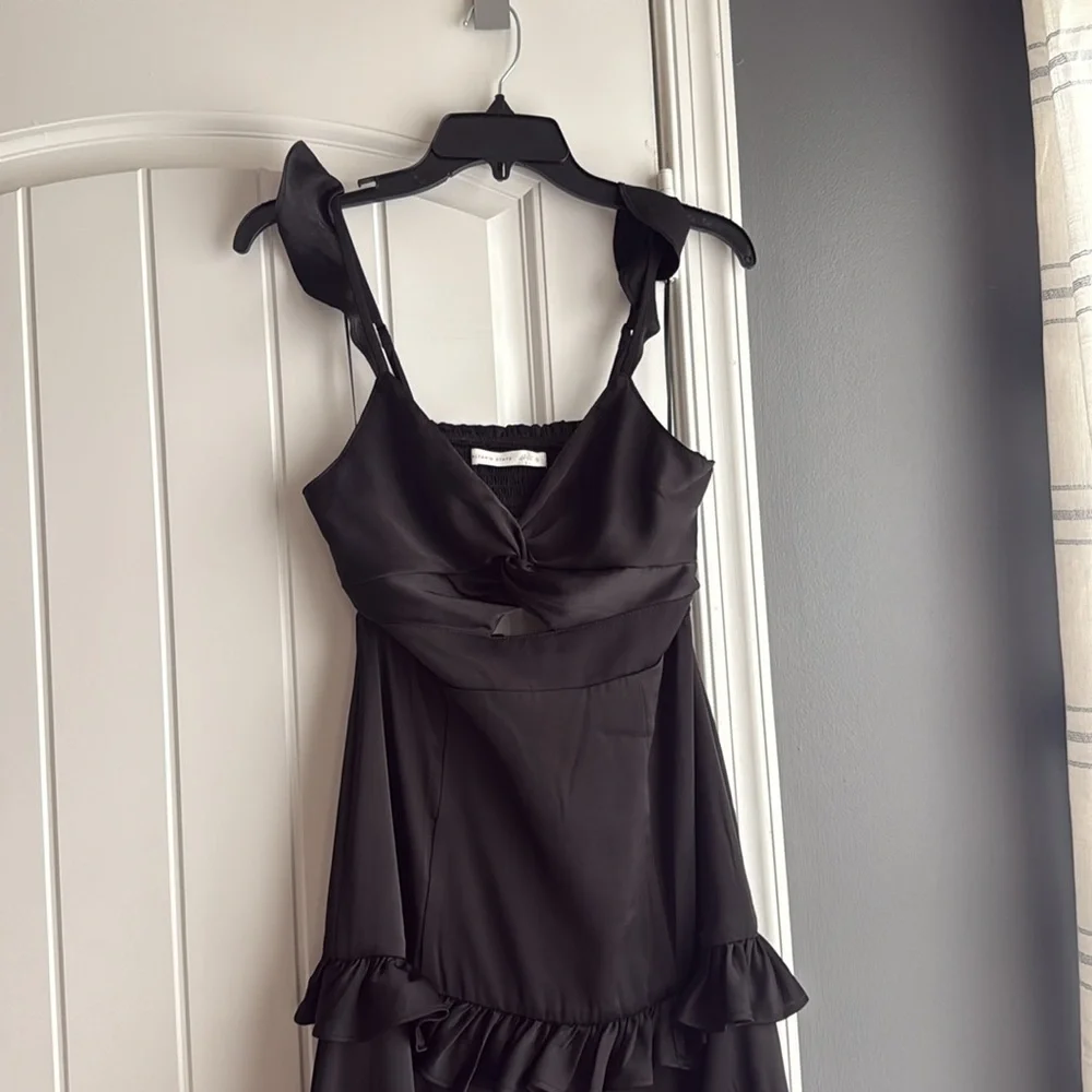 Altar’d State Black Ruffle Dress - Picture 4 of 6